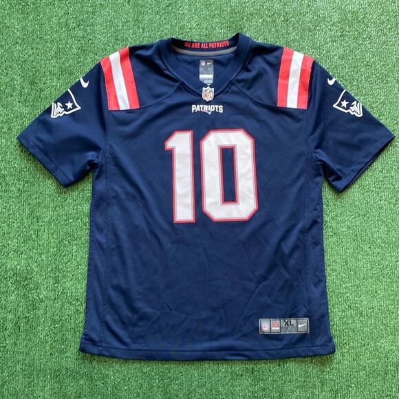 Nike Other - NIKE NFL NEW ENGLAND PATRIOTS JERSEY #10 JONES NAVY MENS XL